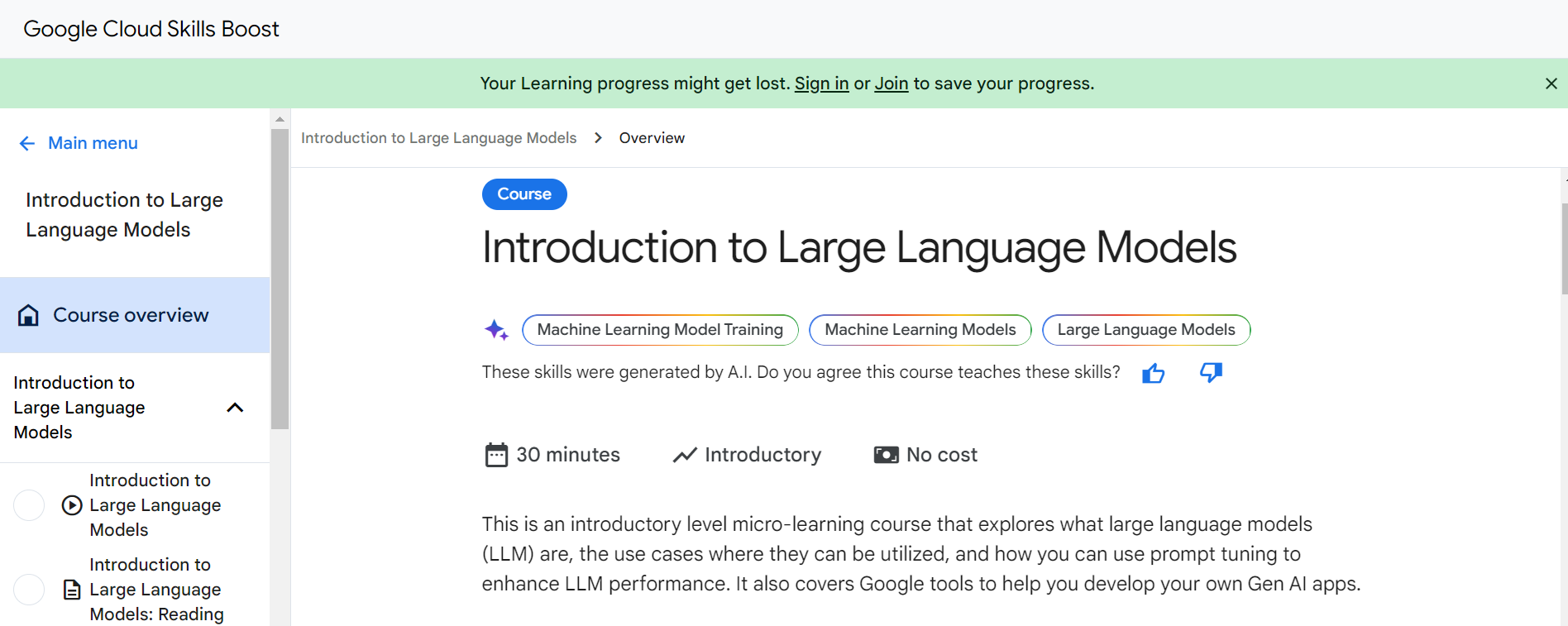 Introduction to Large Language Models by Google Cloud: Free Resources to Learn LLMs